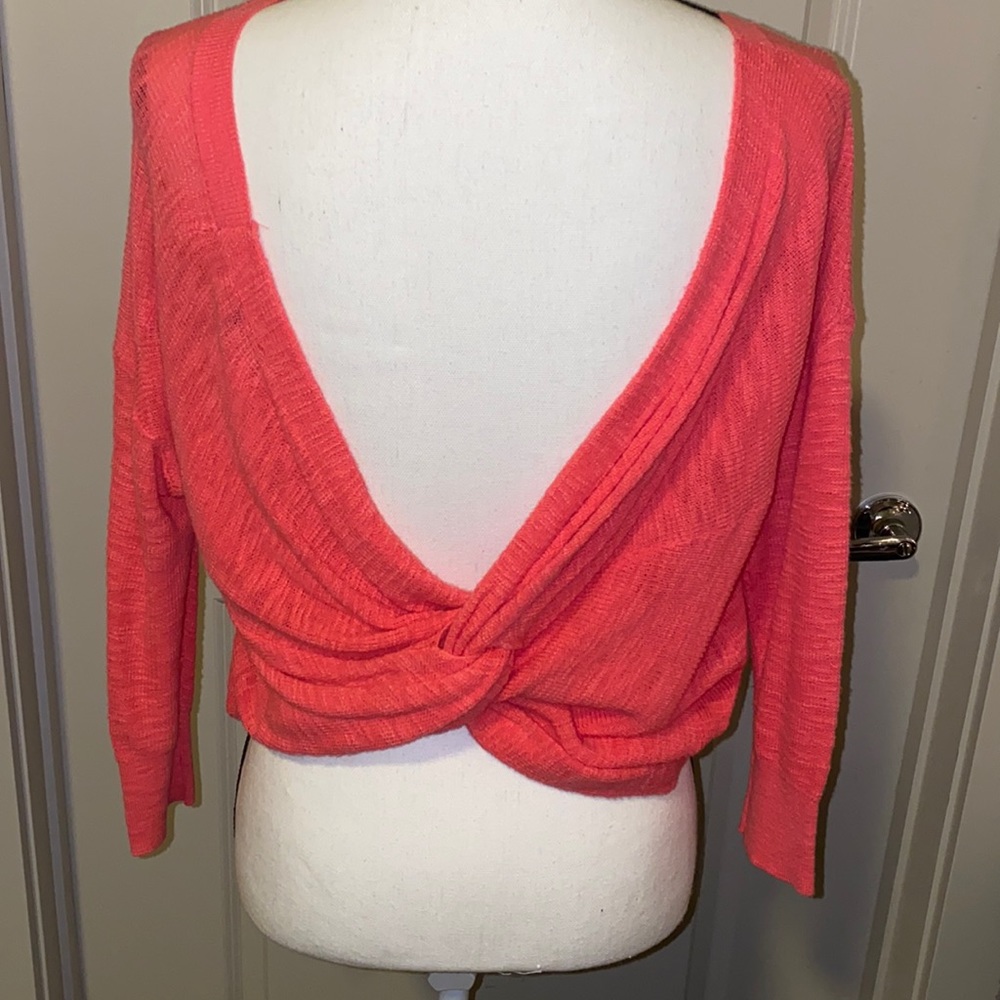 Low Cut Back Express Sweater